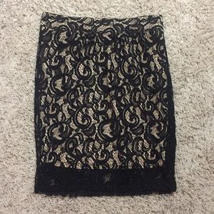 Maurice’s Pencil Skirt Black Lace